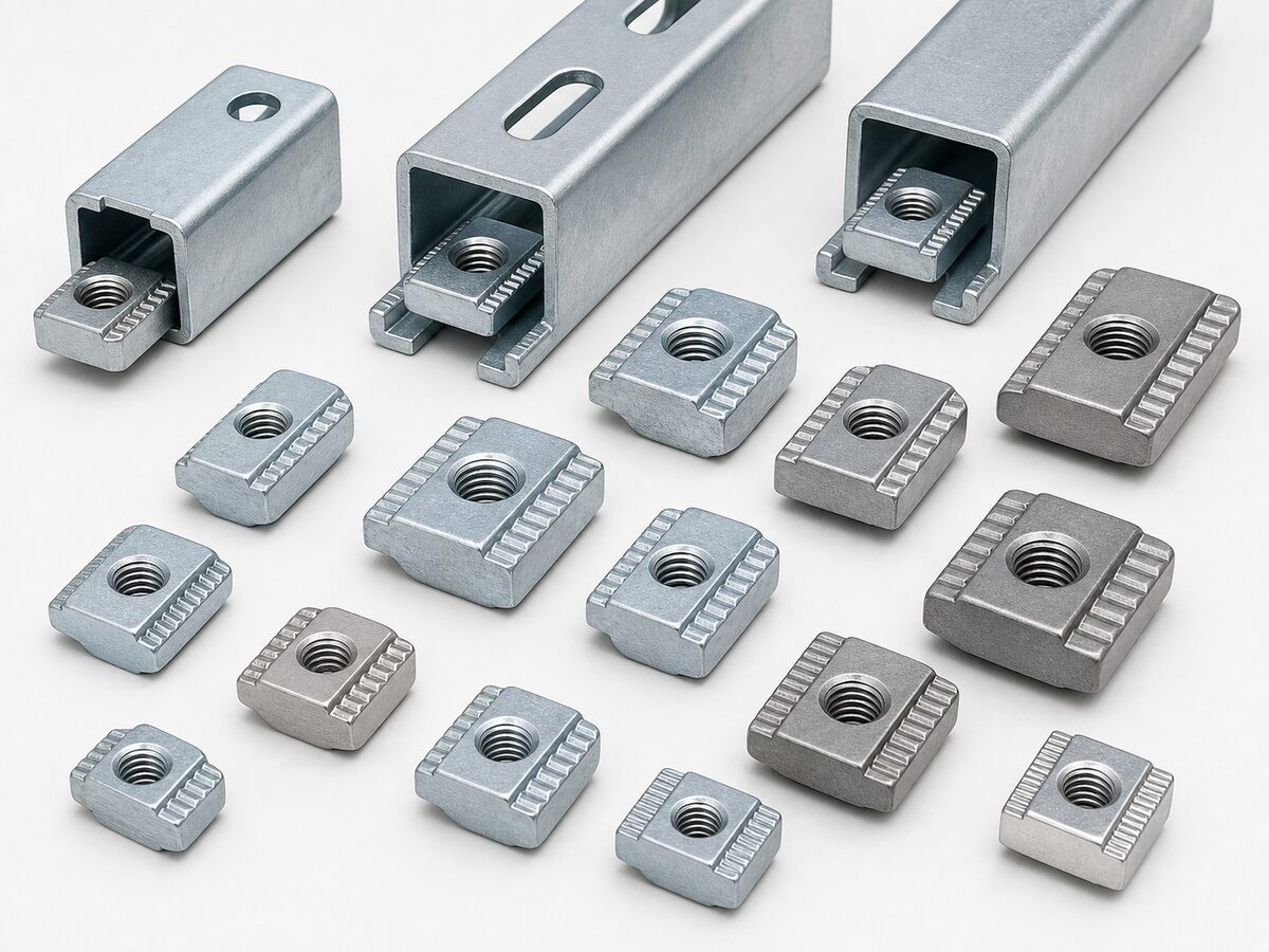 Channel Nut for Strut Channel Hardware made to drawings