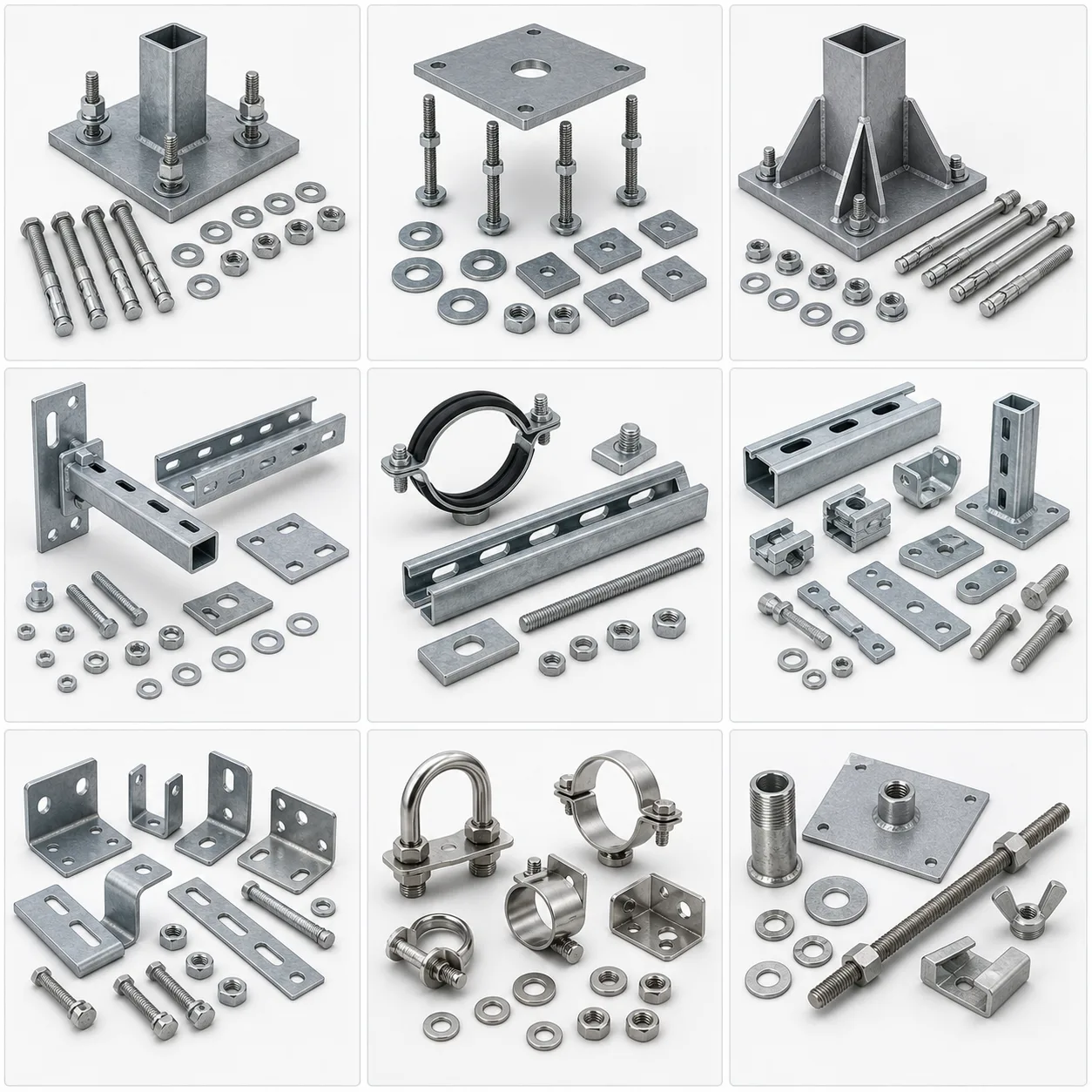 Pre-installation hardware sets representative construction hardware kit groups