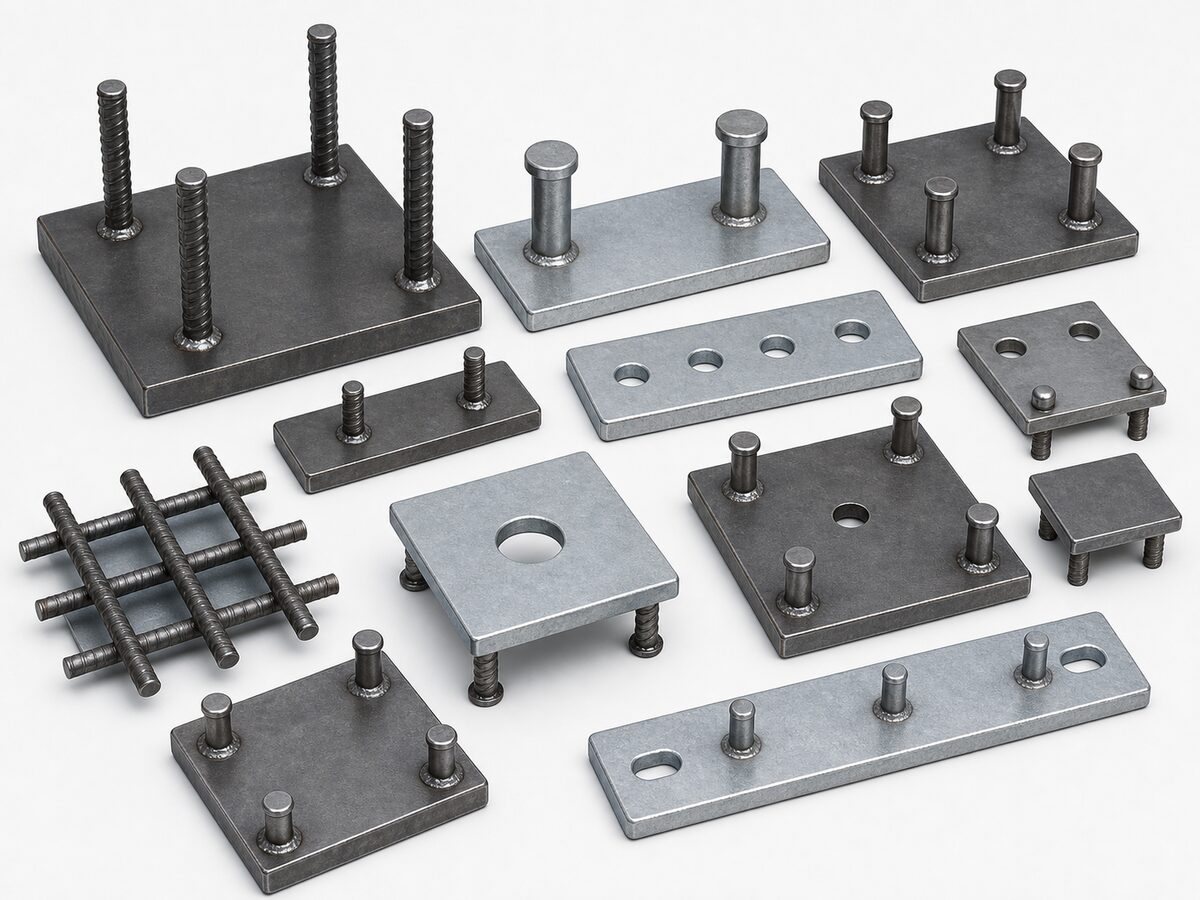 Embedded Plates for Base Plates / Mounting Plates made to drawings