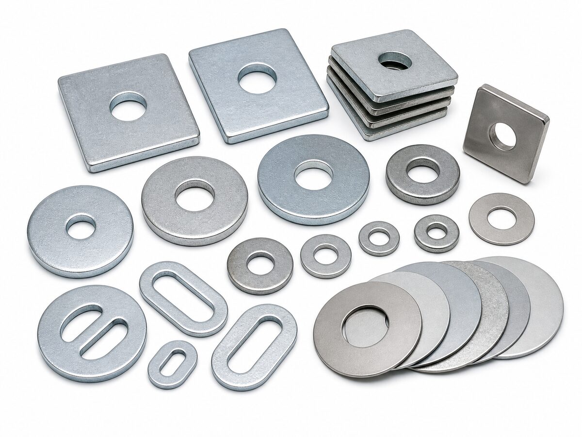 Flat Washers for Plate Washers / Square Washers made to drawings