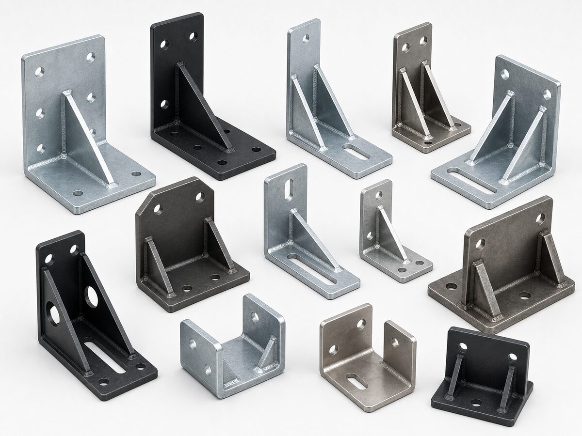 Large Brackets for Large Stamped & Bent Metal Parts made to drawings