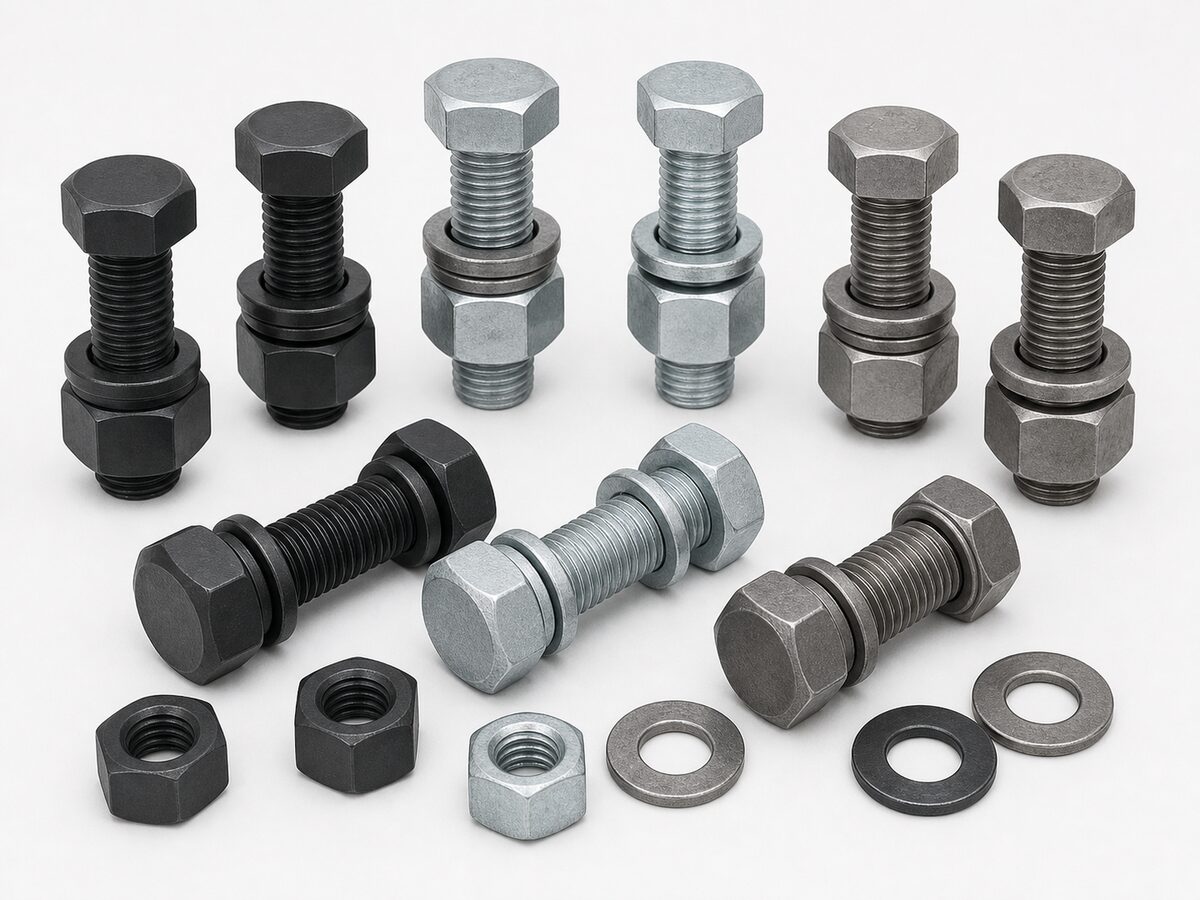 Hex Bolt Nut Washer Set for Threaded Rod & Fastener Sets made to drawings
