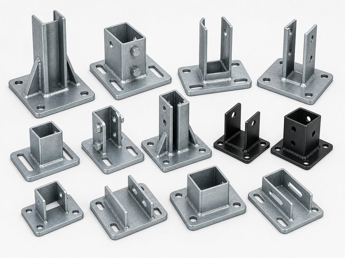 Post Base for Strut Channel Hardware made to drawings