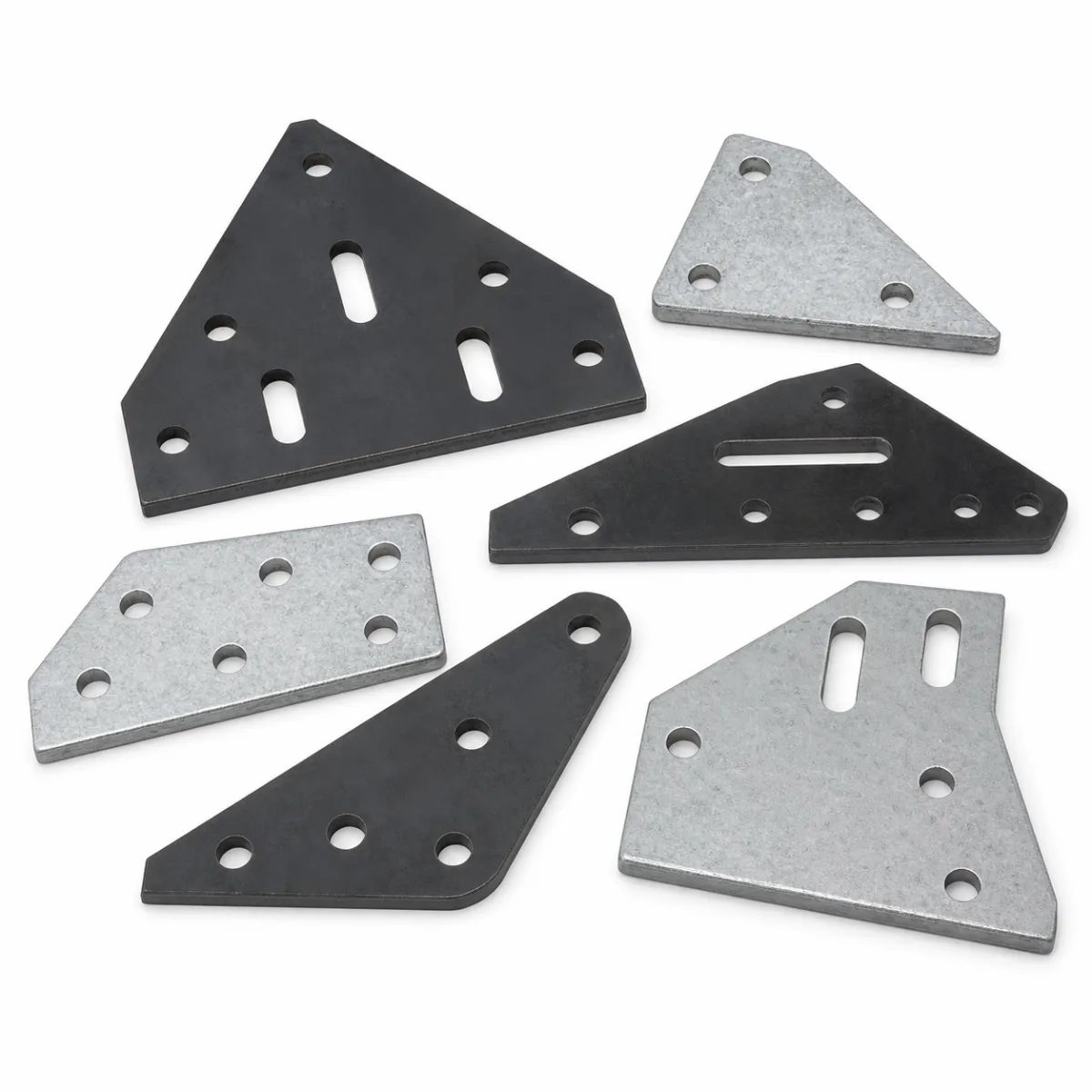 Gusset Plates custom metal part made to drawings