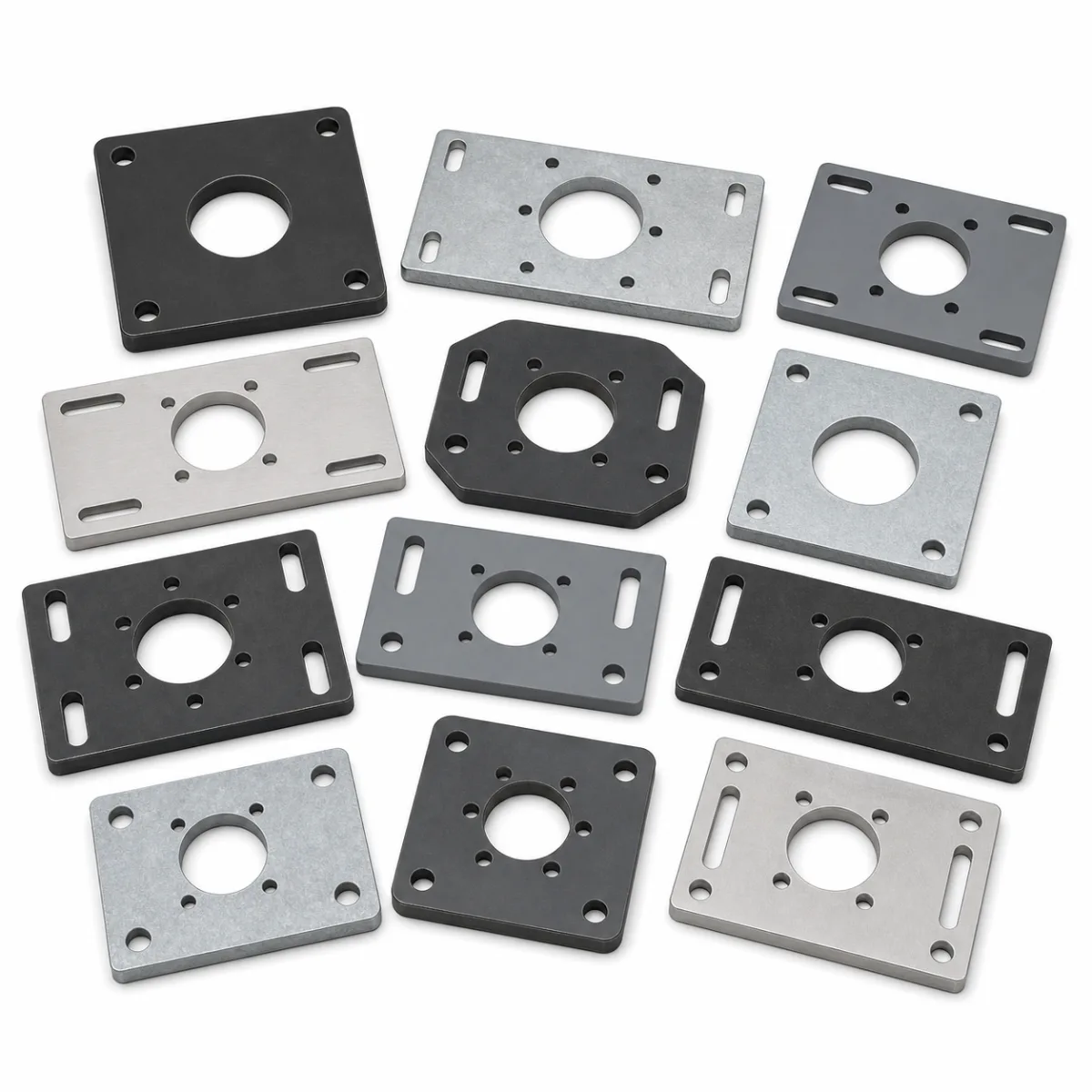 Bearing Mounting Plates custom metal part made to drawings