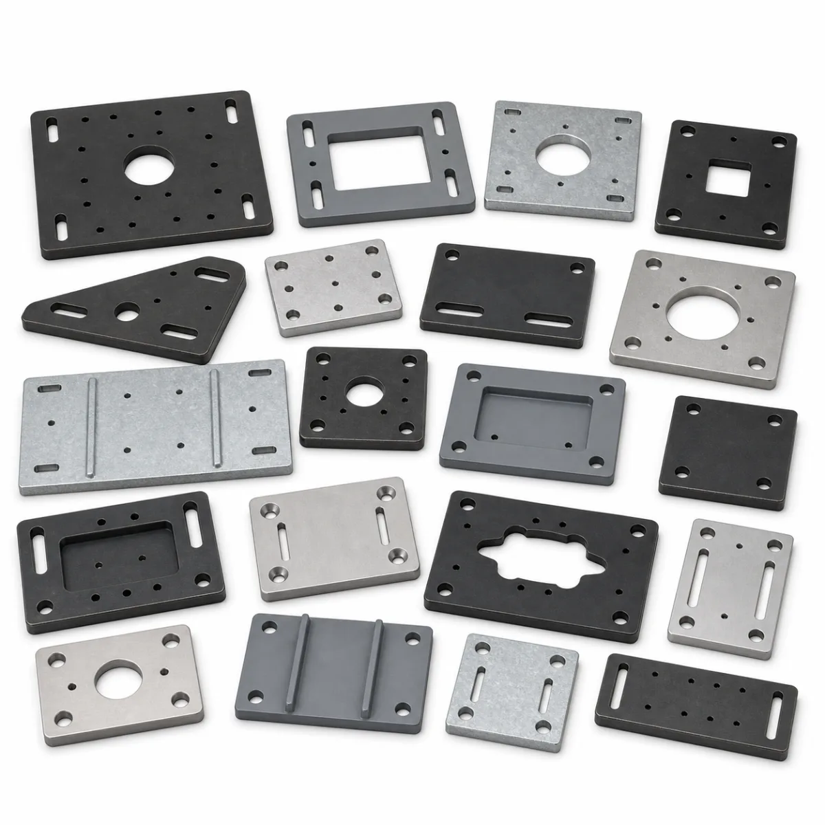 Custom Base Plates custom metal part made to drawings