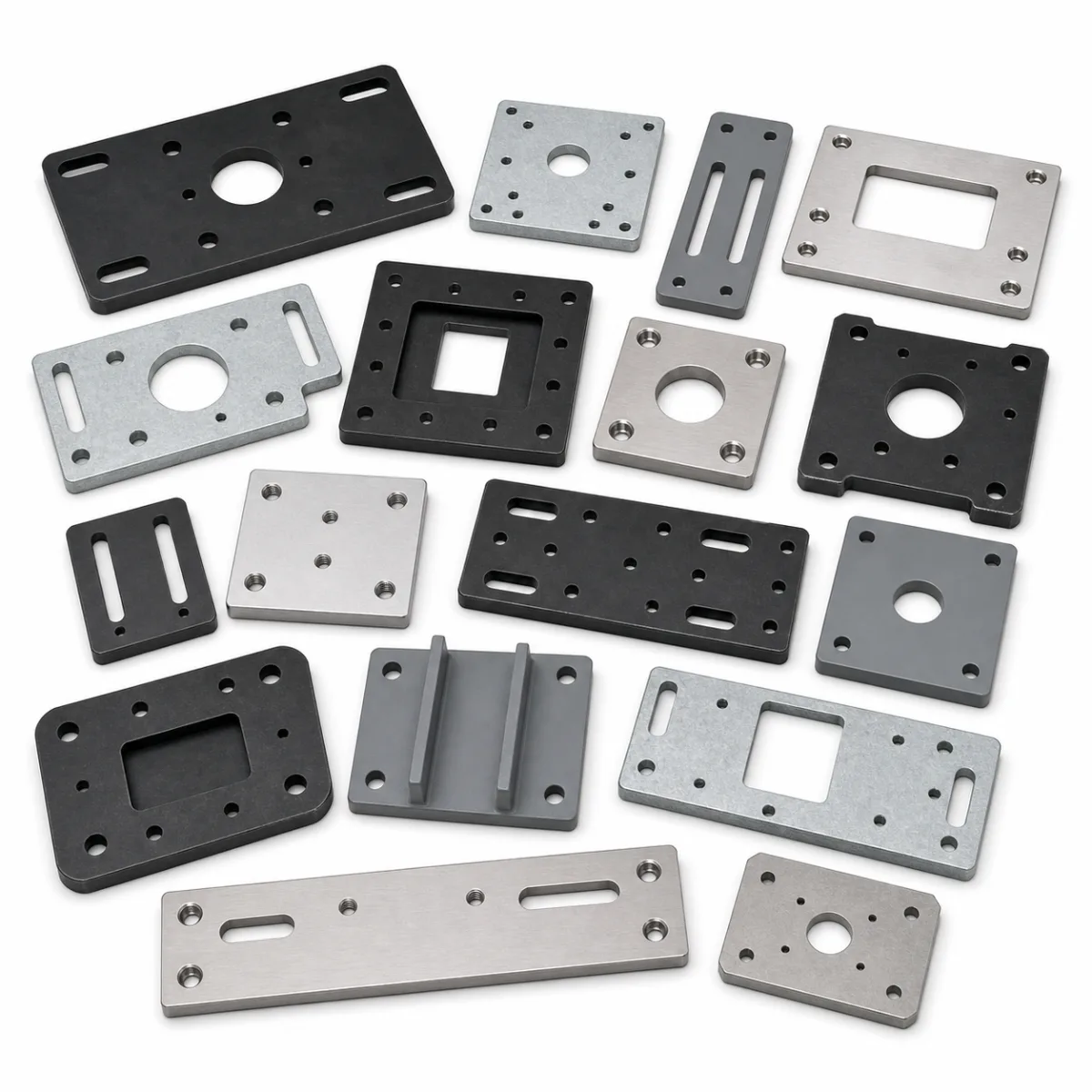 Custom Mounting Plates custom metal part made to drawings