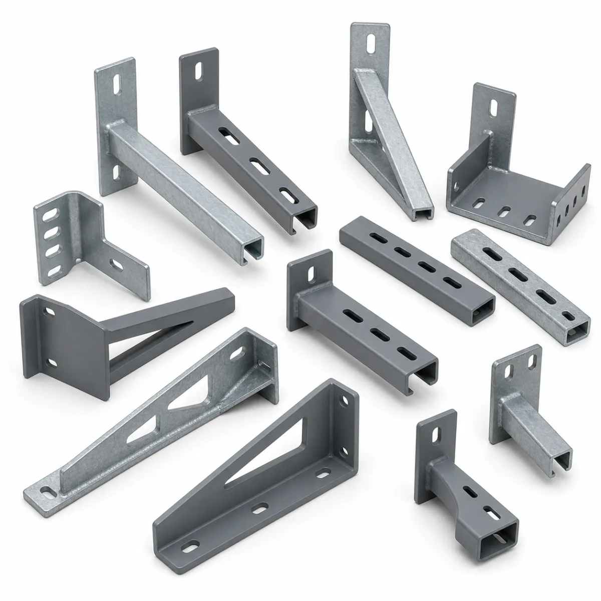 Cable Tray Brackets custom metal part made to drawings