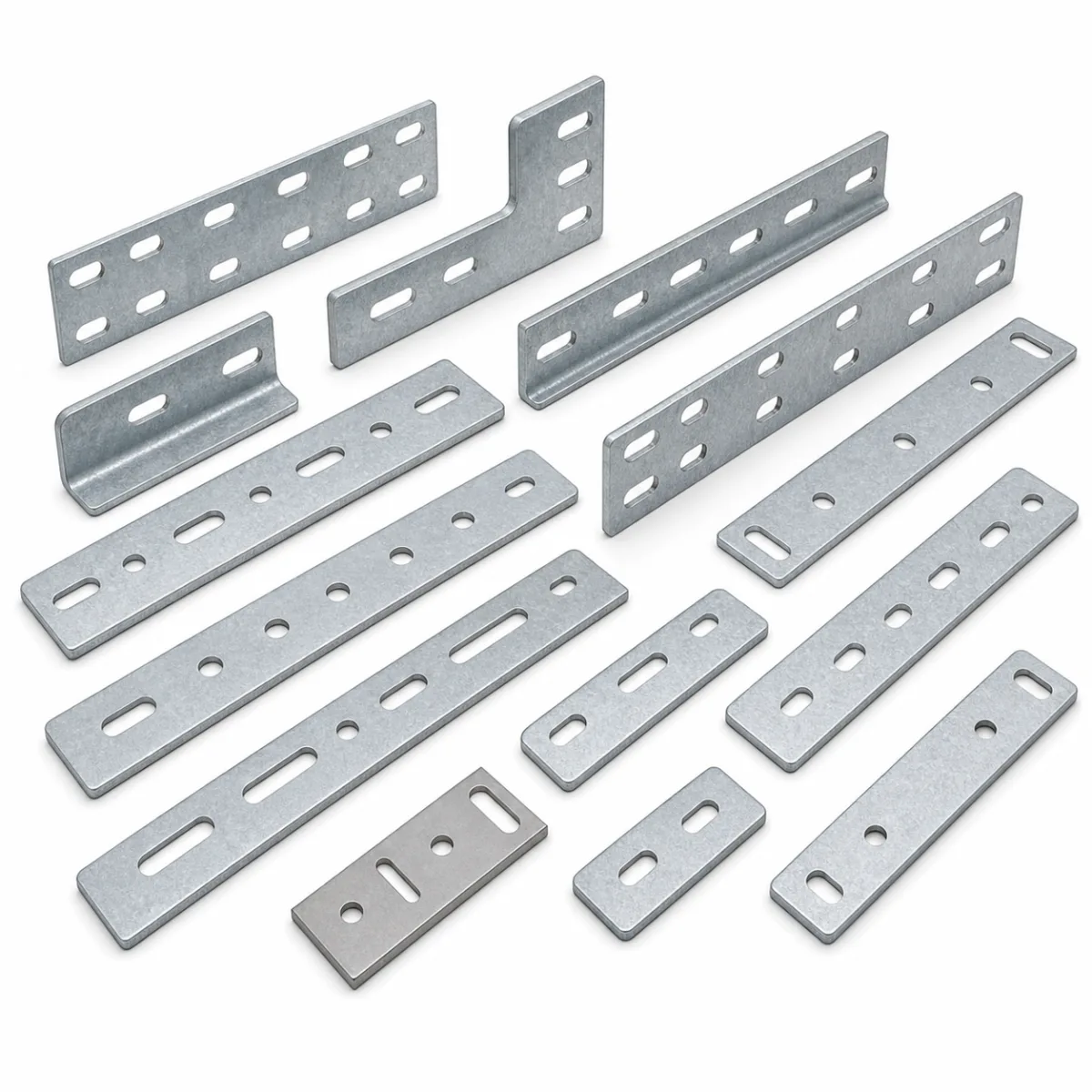 Cable Tray Clamp Plates custom metal part made to drawings