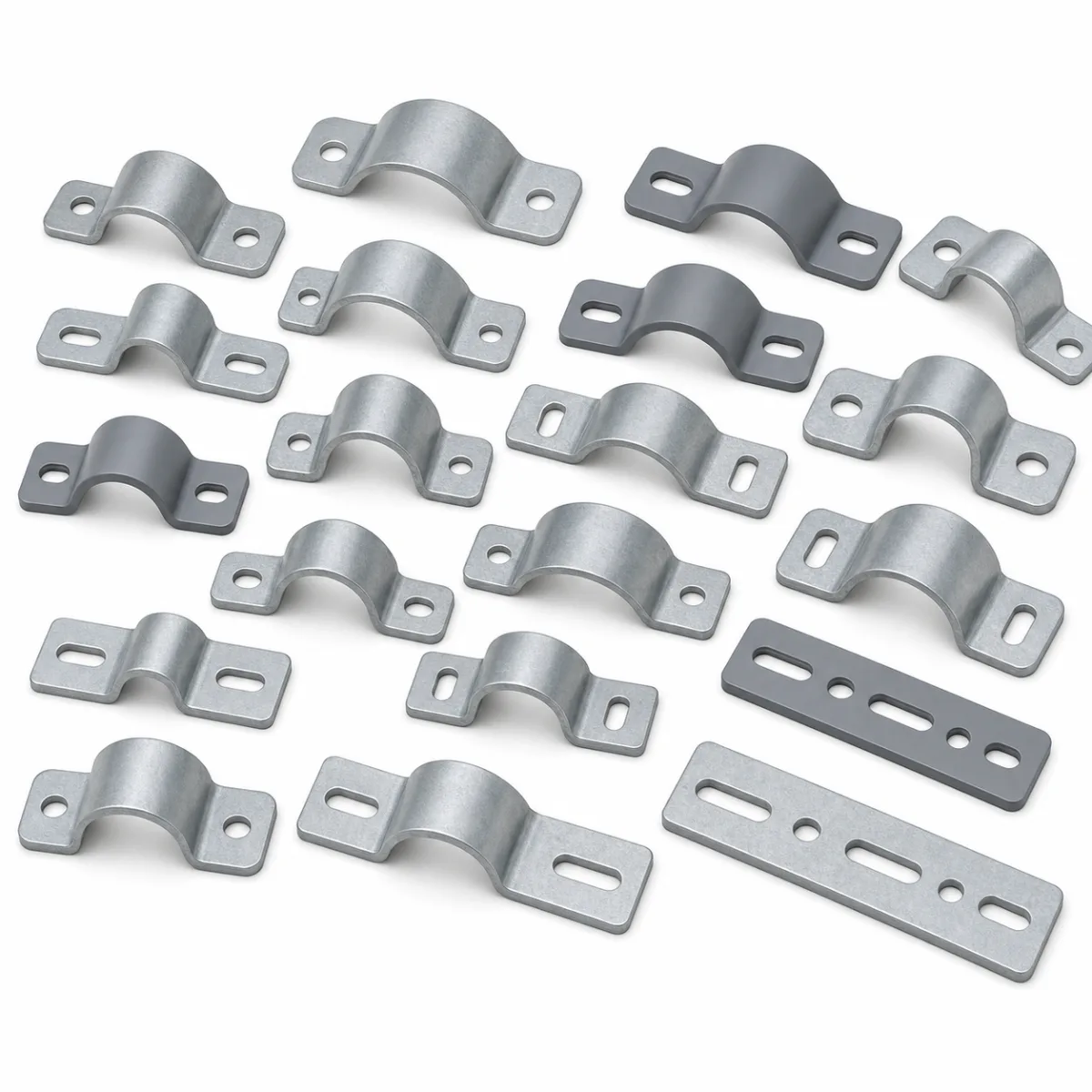 Pipe Saddle Plates custom metal part made to drawings