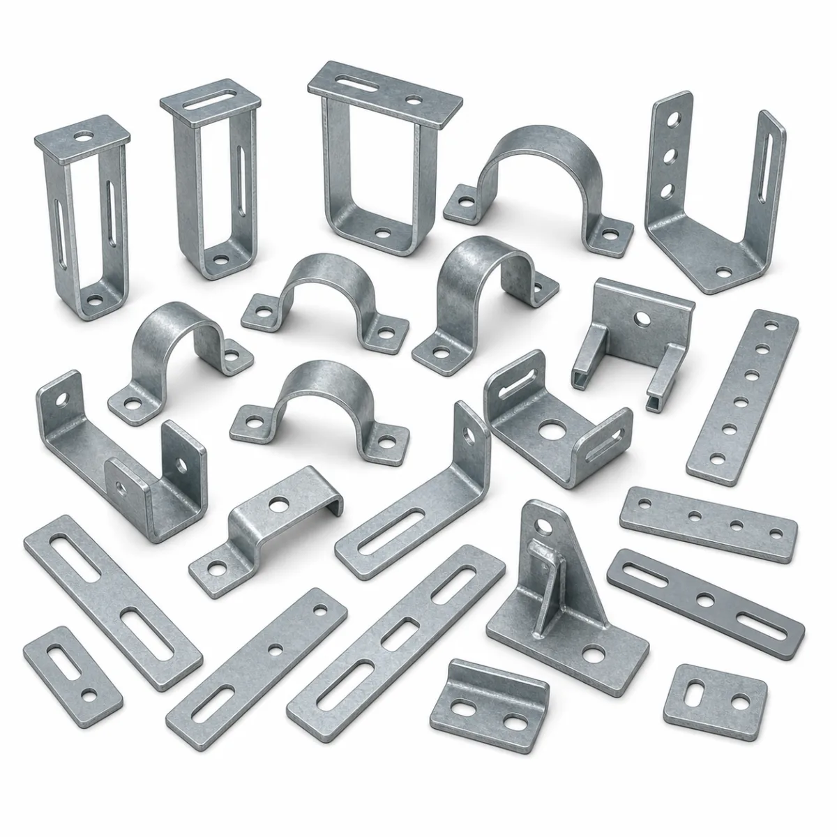 Pipe Hanger Brackets custom metal part made to drawings