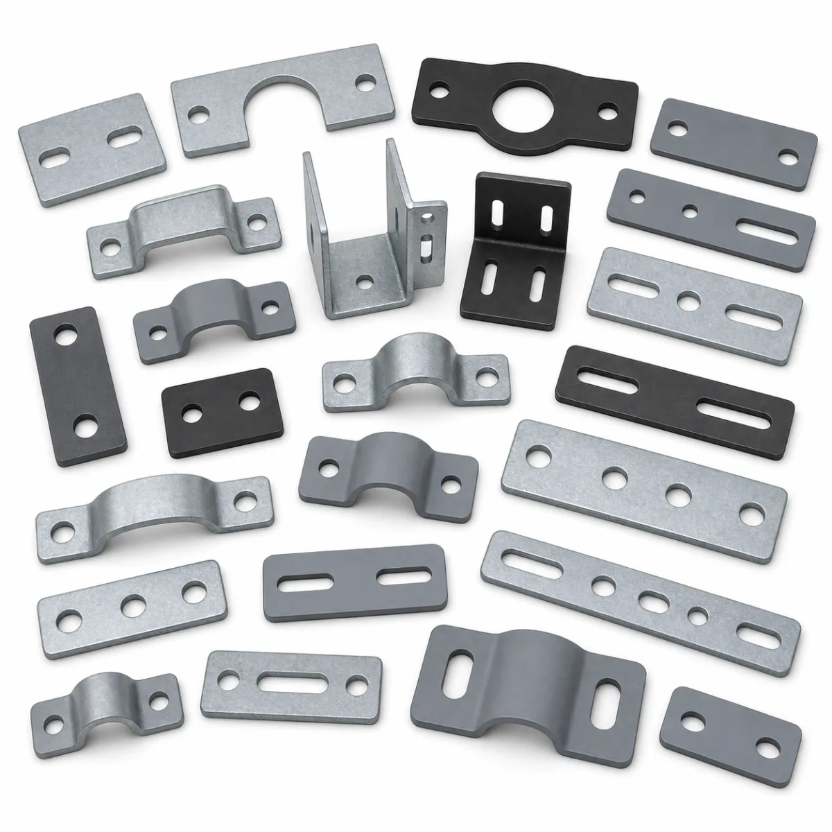 Pipe Restraint Plates custom metal part made to drawings