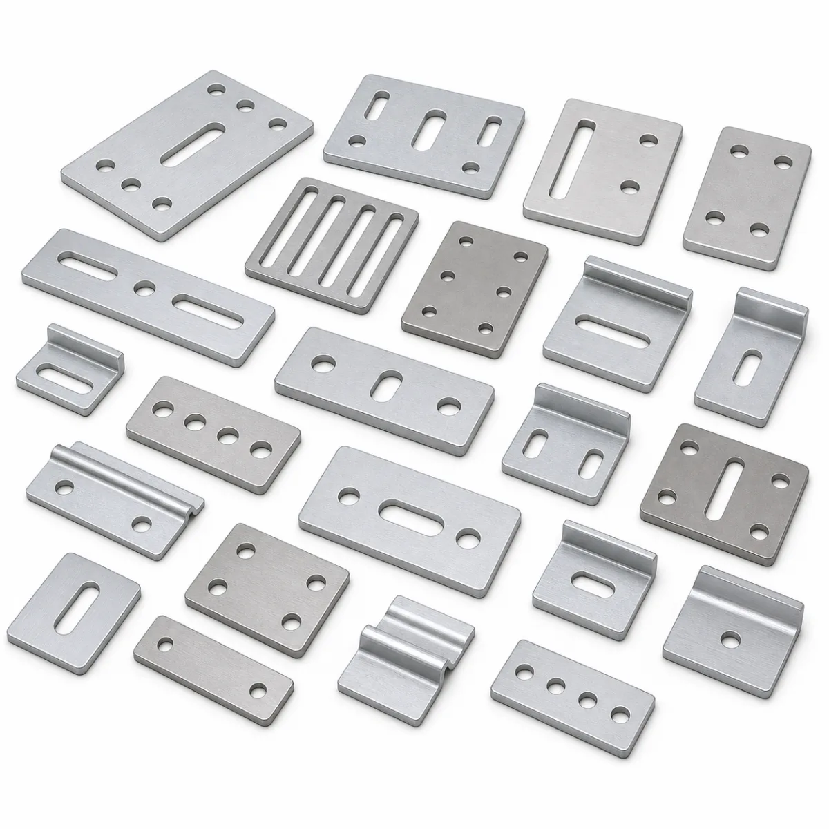 Solar Base Plates custom metal part made to drawings