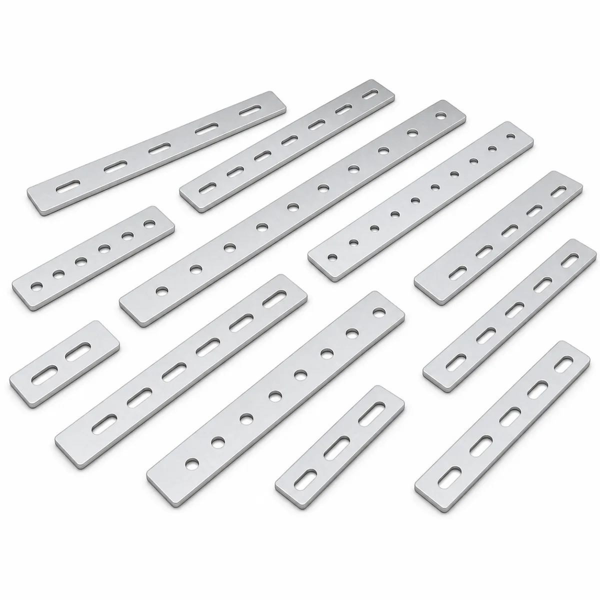 Solar Rail Splice Plates custom metal part made to drawings