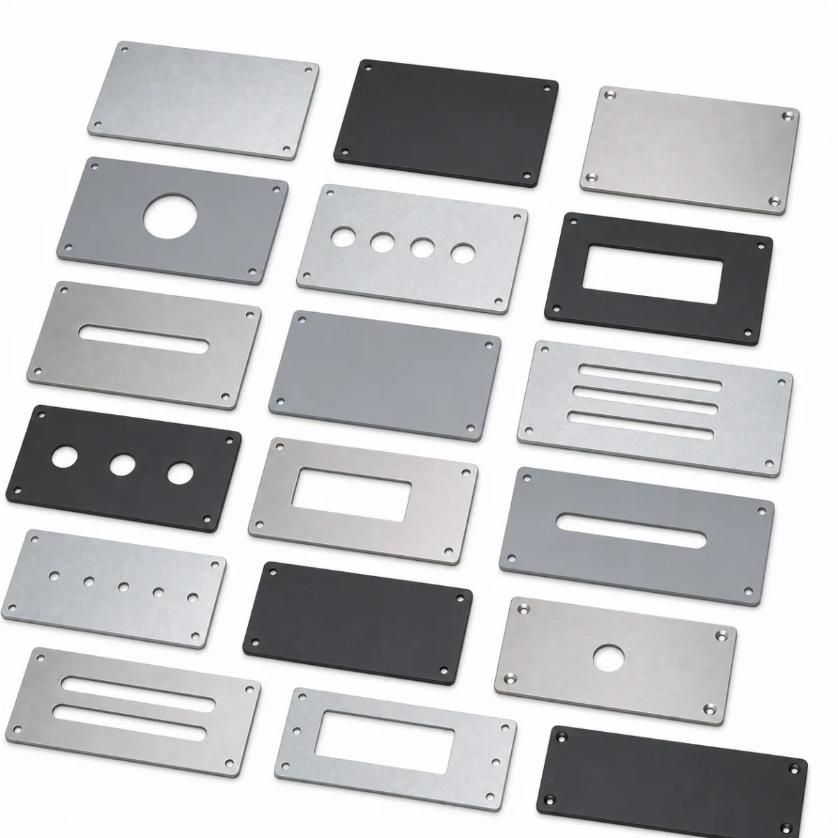 Door Reinforcement Plates custom metal part made to drawings