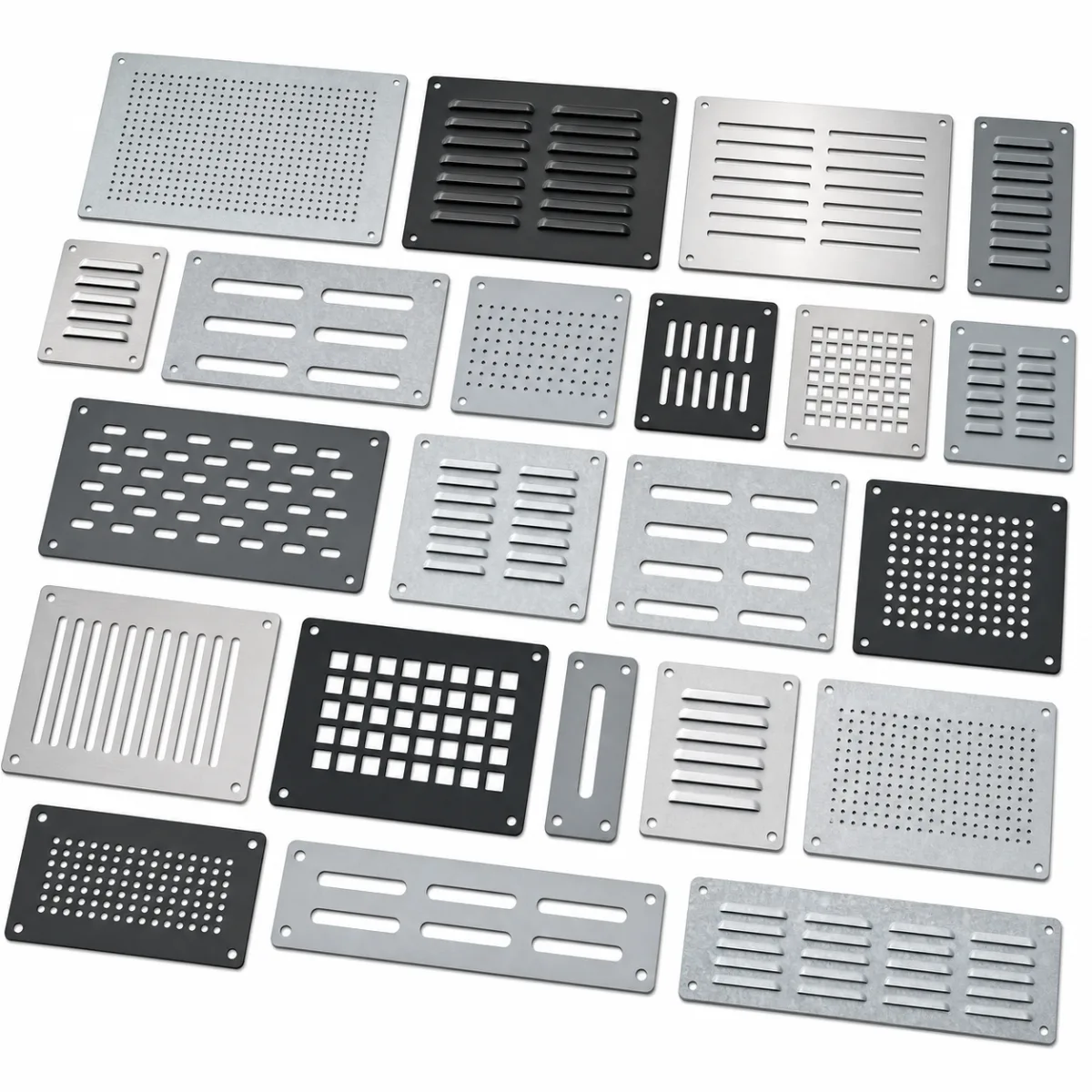 Ventilation Plates custom metal part made to drawings