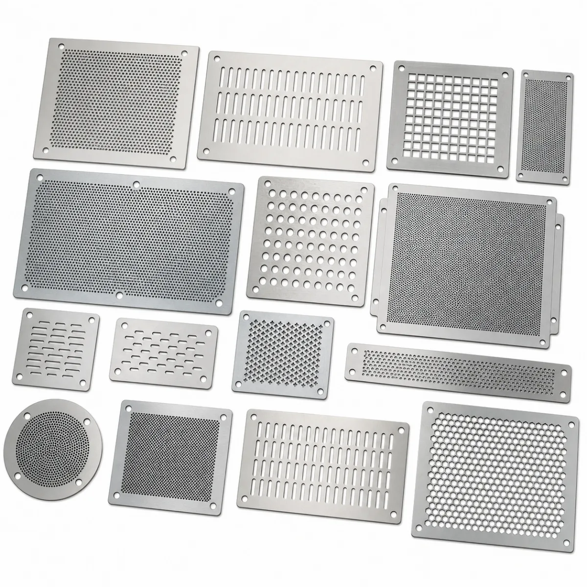 Filter Plates custom metal part made to drawings