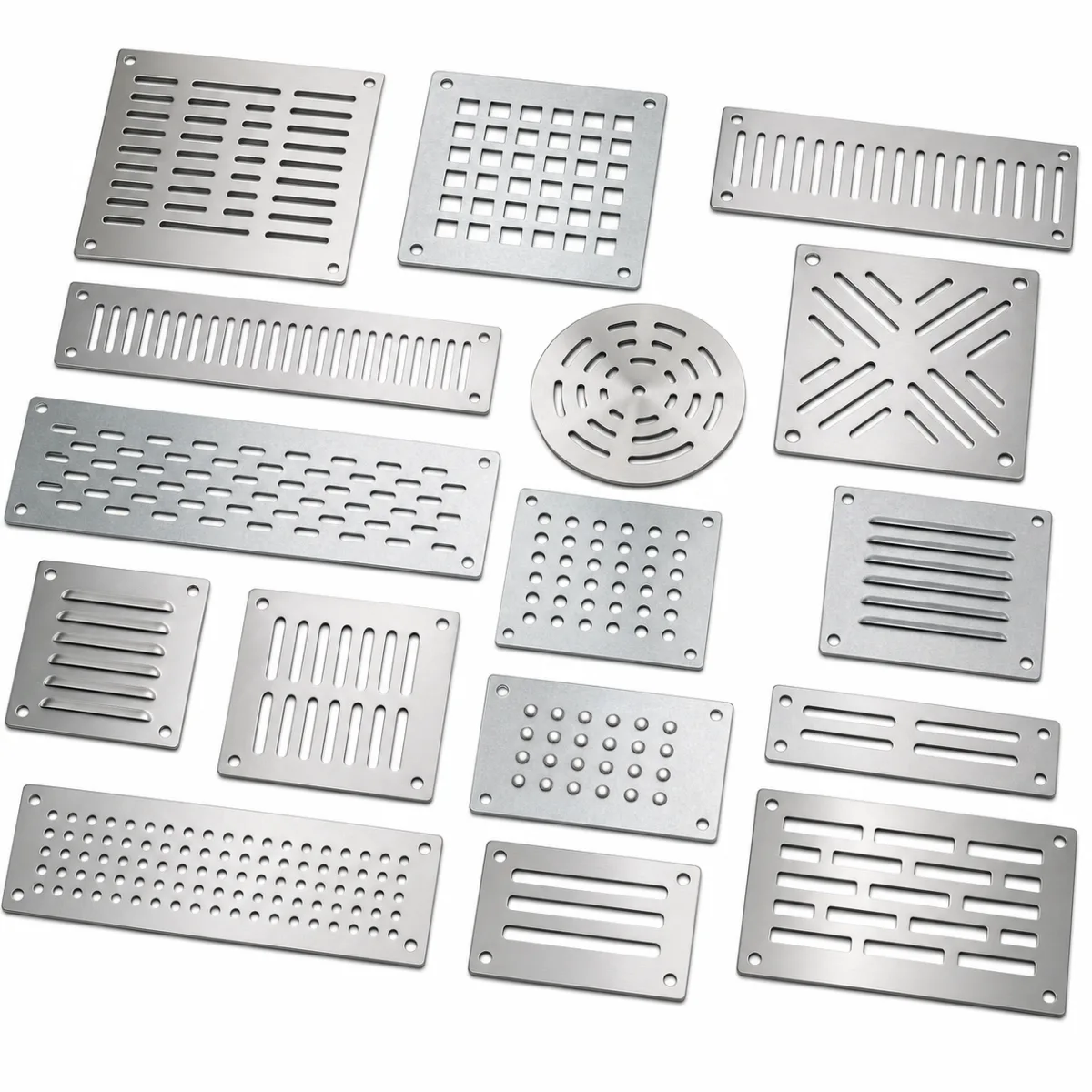 Drain Cover Plates custom metal part made to drawings