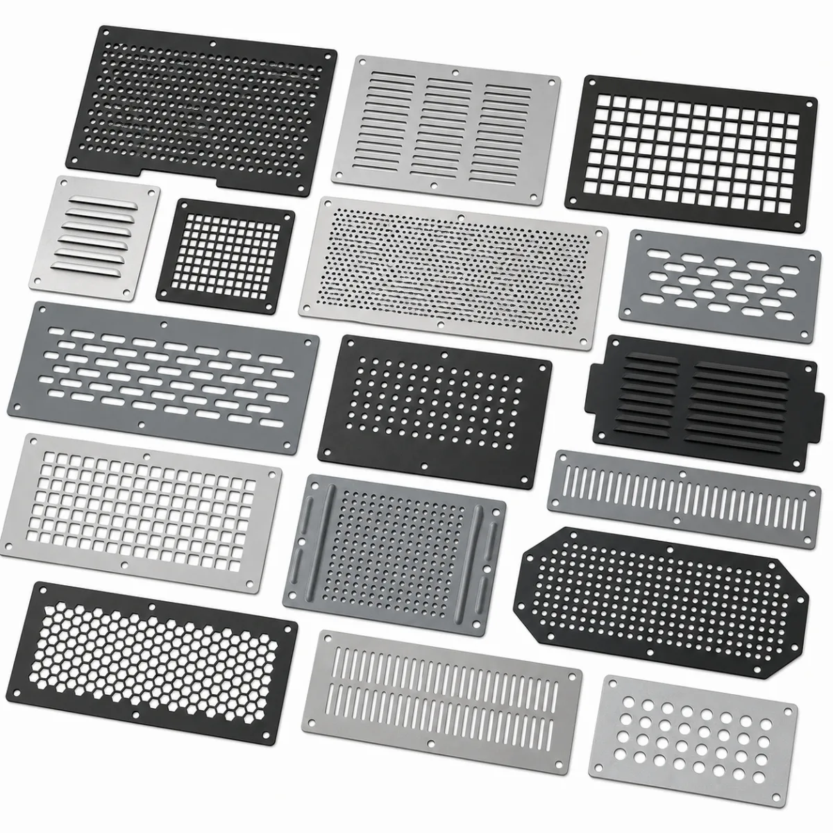 Machine Guard Screens custom metal part made to drawings