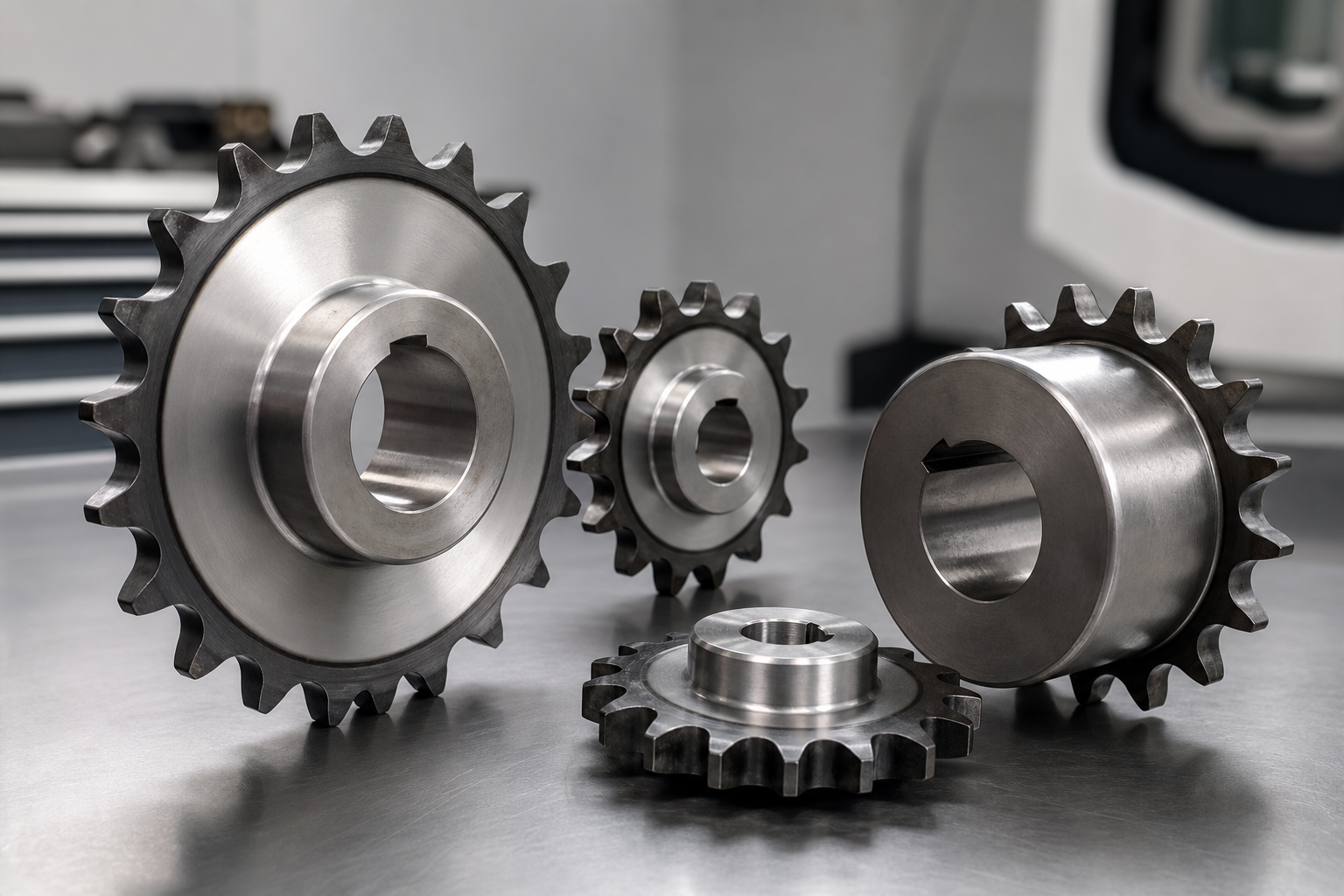 custom roller chain sprockets conveyor sprockets and large sprockets made to drawings